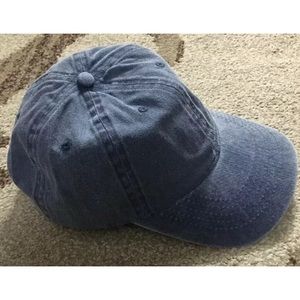 NWOT Vintage Style Distressed Denim Dad Hat Polo